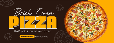 Indulging Pizza Facebook cover Image Preview