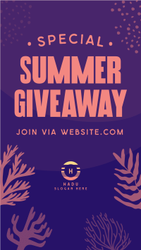 Corals Summer Giveaway Facebook story Image Preview