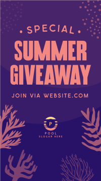 Corals Summer Giveaway Facebook story Image Preview