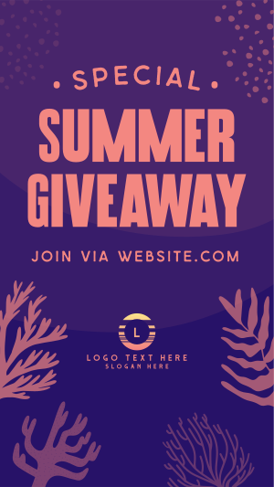 Corals Summer Giveaway Facebook story Image Preview