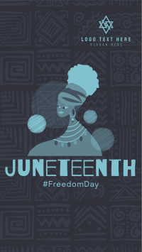 Celebrating Juneteenth Instagram reel Image Preview