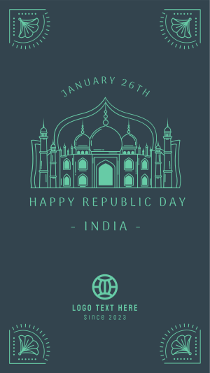 India Republic Day Instagram story Image Preview