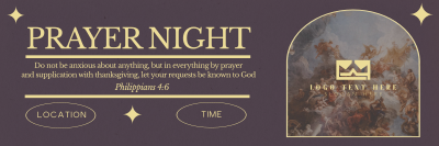 Rustic Prayer Night Twitter header (cover) Image Preview