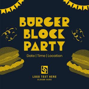 Burger Block Party Instagram post Image Preview