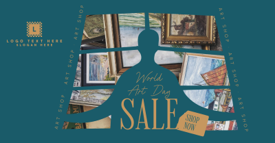 World Art Day Sale Facebook ad Image Preview