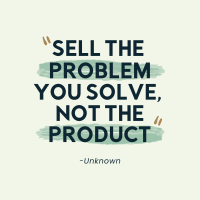 Sell the Problem Instagram post Image Preview