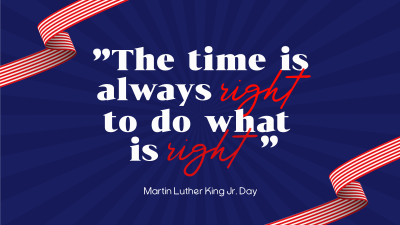Martin Luther Quote Facebook event cover Image Preview
