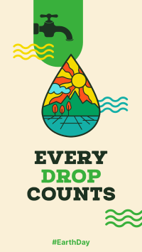 Every Drop Counts Facebook story Image Preview