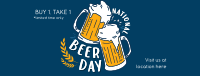 Beer Day Celebration Facebook cover Image Preview