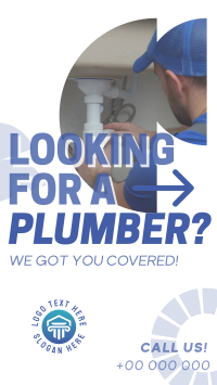 Plumbing Expert Hire TikTok Video Preview