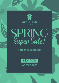 Spring Has Sprung Sale Flyer Design
