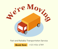 Truck Moving Services Facebook Post Design