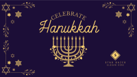 Hannukah Celebration Facebook Event Cover Image Preview