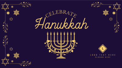 Hannukah Celebration Facebook event cover Image Preview