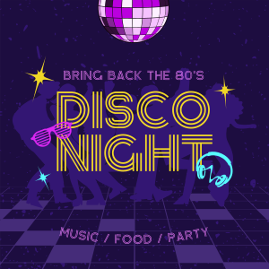 80s Disco Party Instagram post Image Preview