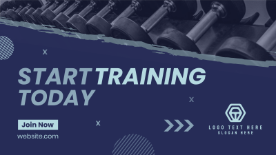 Gym Training Facebook event cover Image Preview