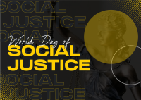 Straight Forward Social Justice Postcard Design