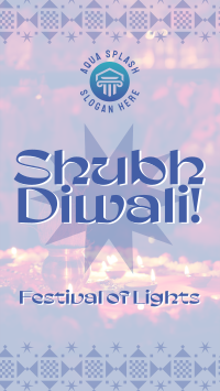 Simple Minimal Diwali TikTok Video Image Preview