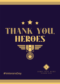 Thank You Heroes Flyer Image Preview