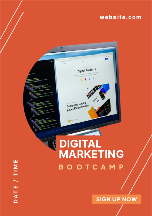 Digital Marketing Bootcamp Flyer Image Preview