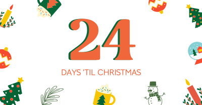 Quirky Christmas Countdown Facebook ad Image Preview