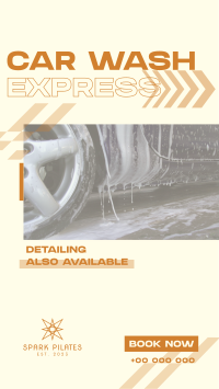Premium Car Wash Express Facebook Story Design