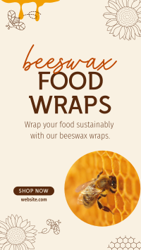 Beeswax Food Wraps Facebook story Image Preview