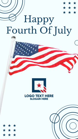 Happy Fourth of July Instagram story