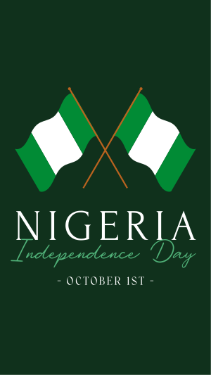 Nigeria Day Instagram story Image Preview