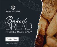 Baked Bread Bakery Facebook Post Design