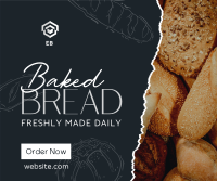 Baked Bread Bakery Facebook Post Image Preview