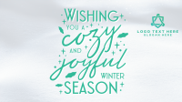 Snow Winter Greeting  Animation Design