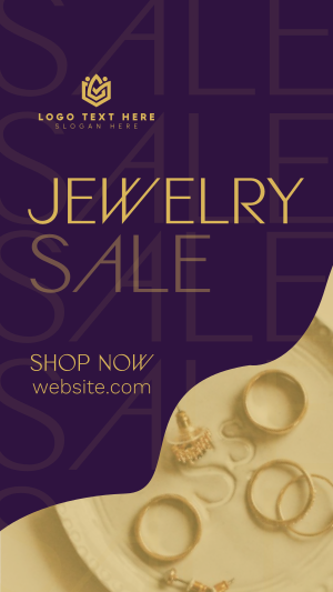 Organic Minimalist Jewelry Sale Instagram story Image Preview