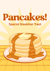 Retro Pancake Breakfast Flyer Image Preview