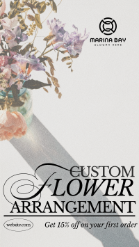 Editorial Flower Service YouTube Short Image Preview