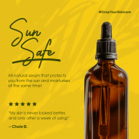 Sun Safe Serum Instagram post Image Preview