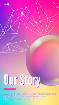 Gum Ball Connection Instagram Story Design
