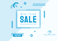 Midyear Sale Postcard Image Preview