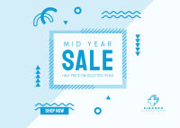 Midyear Sale Postcard Image Preview