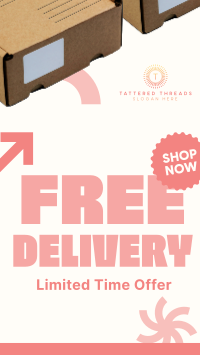 Delivery Shipping TikTok Video Image Preview