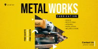 Metal Works Twitter Post Design