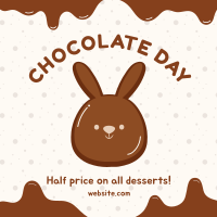 Chocolate Bunny Instagram Post Design