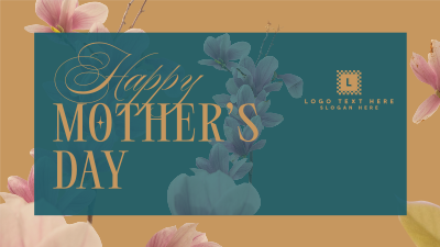 Mother's Day Pink Flowers Facebook event cover Image Preview