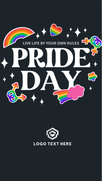 Pride Day Stickers YouTube short Image Preview