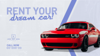 Dream Car Rental Facebook Event Cover Design