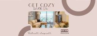 Get Cozy With Us Facebook Cover Design