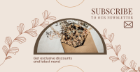 Dried Flowers Newsletter Facebook ad Image Preview