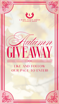 Autumn Giveaway Video Image Preview