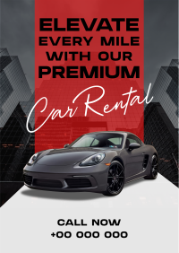 Modern Premium Car Rental Flyer Image Preview