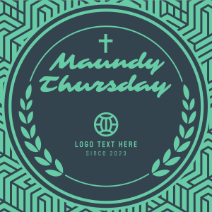 Maundy Thursday Holy Thursday Instagram post Image Preview